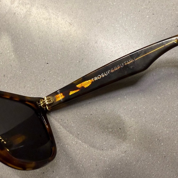 Pre-owned Retrosuperfuture 446 Classic Havana Black Top Frame 55mm Sunglasses - Picture 6 of 7